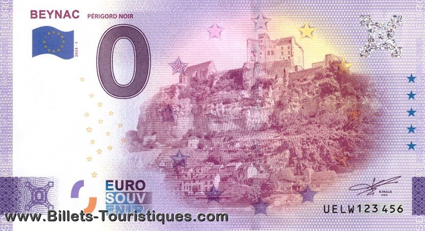 Arrivage de 11 visuels de billets 0€ en provenance de Dordogne (24) dont plusieurs 2023 !