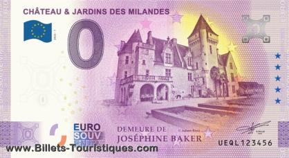 UEQL 2022-1 CHÂTEAU & JARDINS DES MILANDES DEMEURE DE JOSEPHINE BAKER