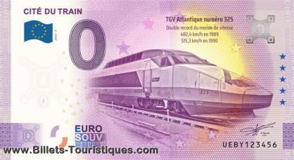 UEBY 2022-3 CITÉ DU TRAIN TGV Atlantique numéro 325