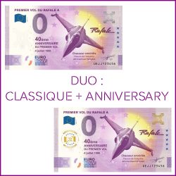 DUO PREMIER VOL DU RAFALE A - 4 JUILLET 1986 - UEJJ 2025-9