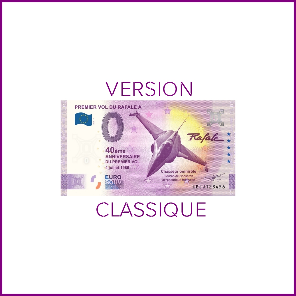 PREMIER VOL DU RAFALE A - 4 JUILLET 1986 - UEJJ 2025-9