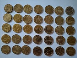 Lot de 35 médailles souvenir Monnaie de Paris