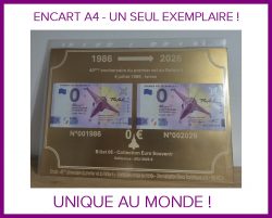 Encart Premier Vol du Rafale A - 40 ans - 1986 > 2026 - Exemplaire unique