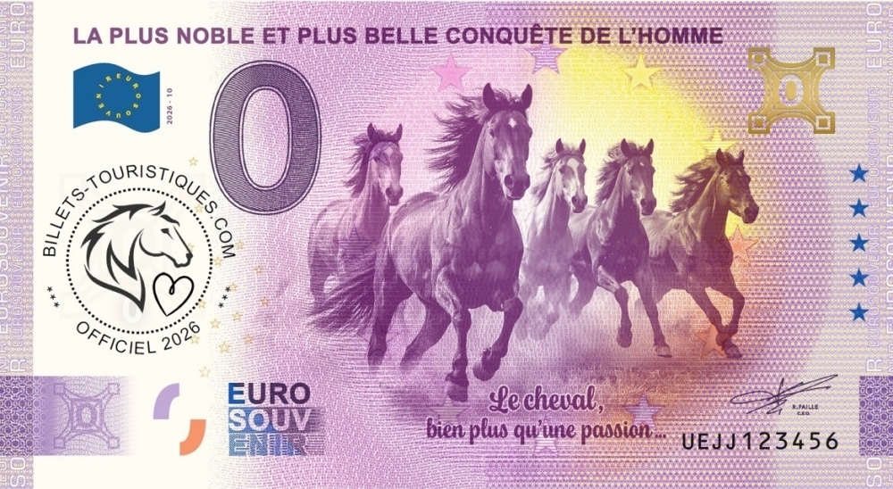 LA PLUS NOBLE ET PLUS BELLE CONQUETE DE L'HOMME - Hologramme "Or" + Flamme - UEJJ 2026-10