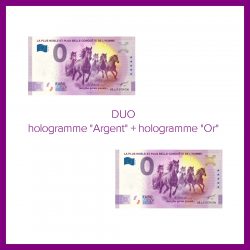DUO Hologramme "Argent" + "Or" - LA PLUS NOBLE ET PLUS BELLE CONQUETE DE L'HOMME - UEJJ 2026-10