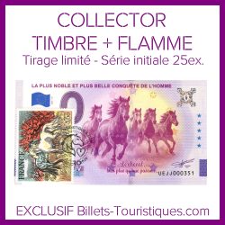 LA PLUS NOBLE ET PLUS BELLE CONQUETE DE L'HOMME - Collector TIMBRE + FLAMME - UEJJ 2026-10
