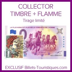 LA PLUS NOBLE ET PLUS BELLE CONQUETE DE L'HOMME - Collector TIMBRE + FLAMME - UEJJ 2026-10