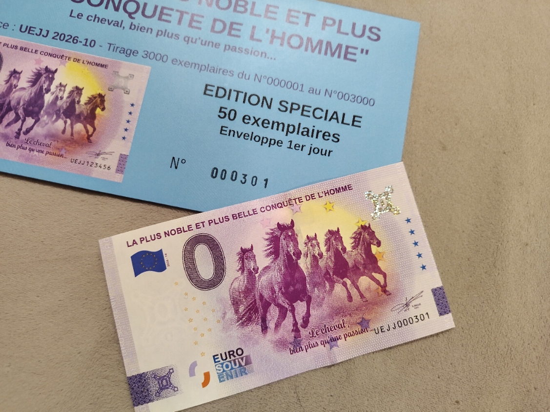 Enveloppe COLLECTOR "1er jour" 50ex. - LA PLUS NOBLE ET PLUS BELLE CONQUETE DE L'HOMME - UEJJ 2026-10 – Image 3